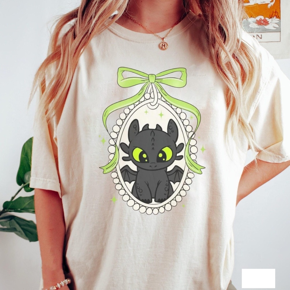 Toothless Dragon Shirt, Toothless Coquette Shirt, How To Train Your Dragon Shirt